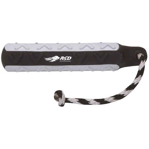 AVERY OUTDOORS HEXABUMPER 2” DOG TRAINING BUMPER BLACK AND WHITE