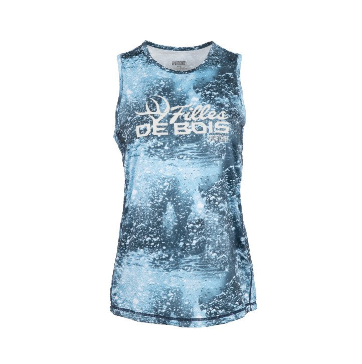 SPORTCHIEF CAMISOLE "OMBLE" COLLECTION FILLES DE BOIS - BLEU CAMO image 0