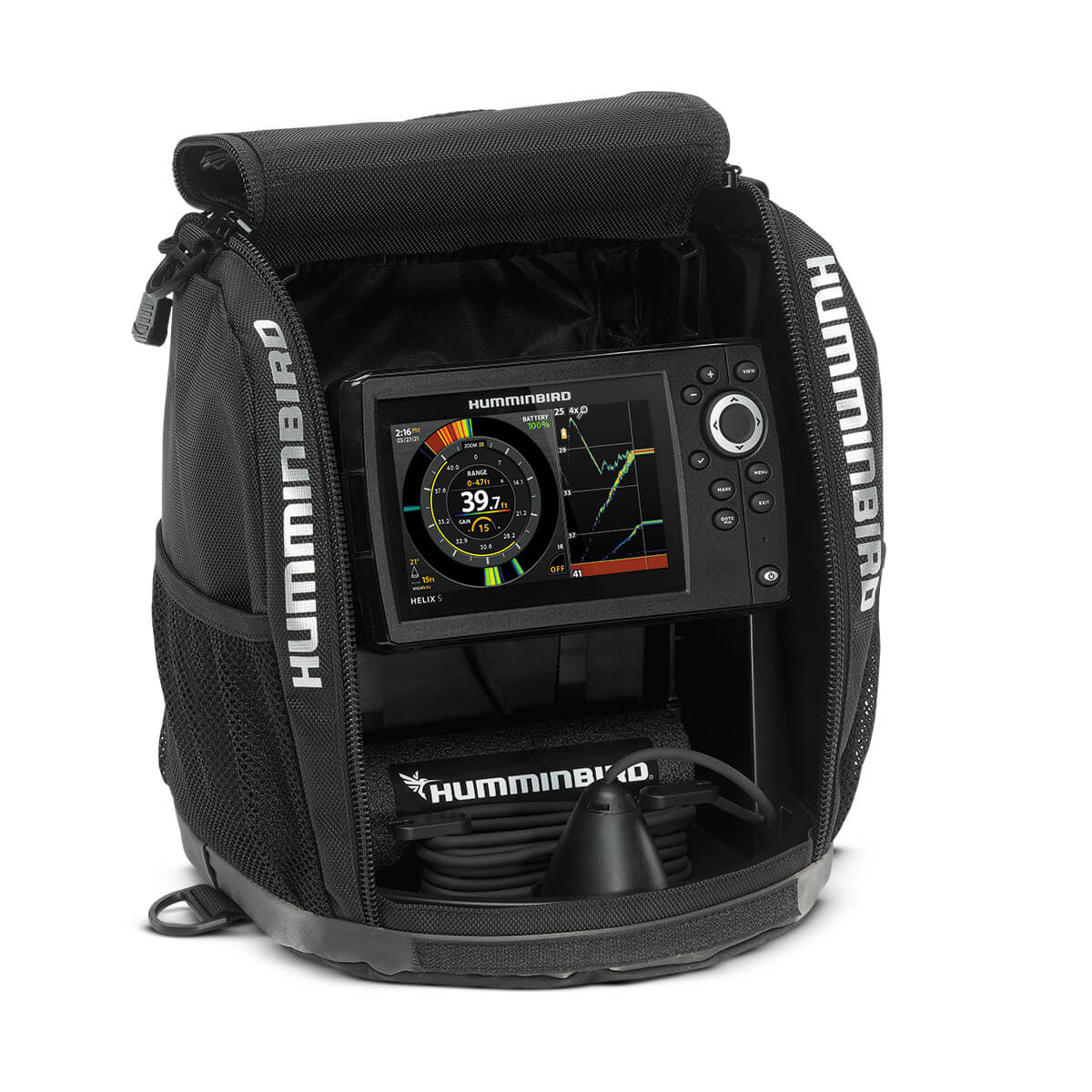 HUMMINBIRD HELIX ICE H5 CHIRP GPS G3 FB image 1