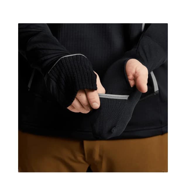 SITKA FANATIC HOODIE - NOIR image 6