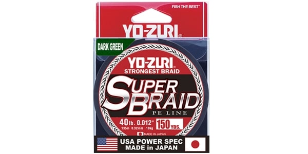YO-ZURI SUPERBRAID VERT FONCÉ - DARK GREEN, 40 LBS image