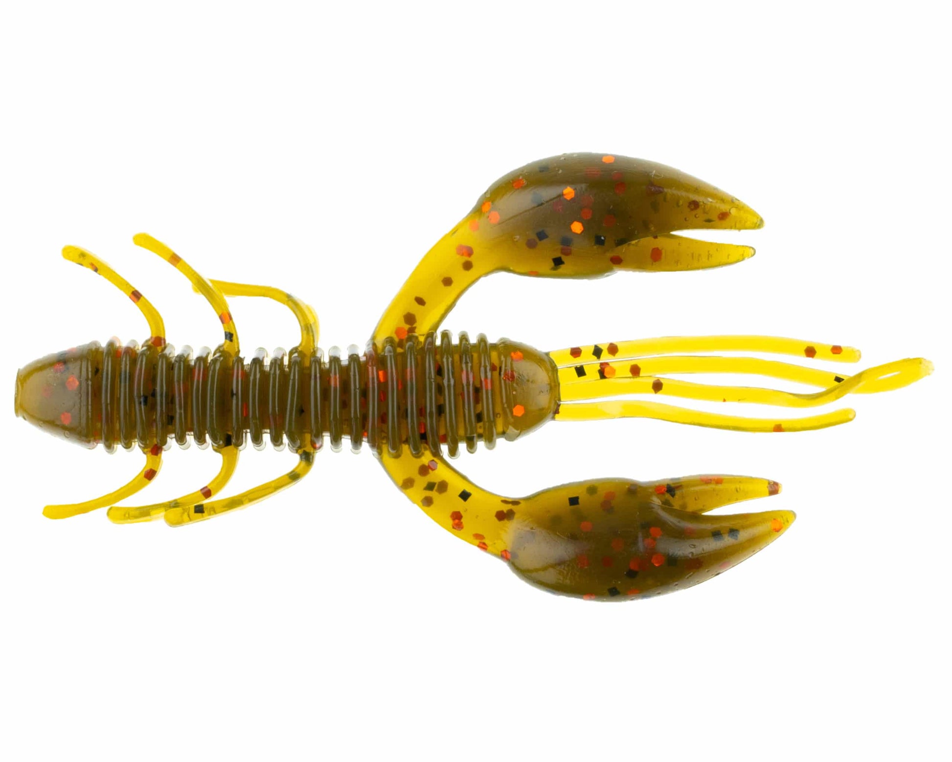 SET THE HOOK ZAGA CRAW 2.0 AVEC BAIT FUEL - GREEN PUMPKIN ORANGE FLAKE image