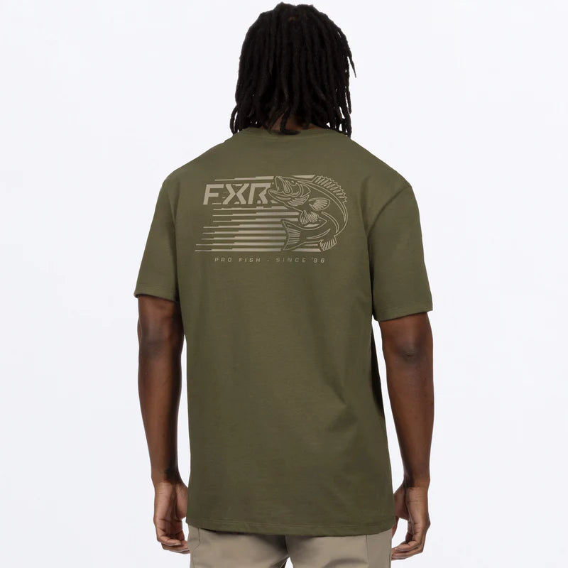FXR T-SHIRT ACTION PREMIUM ARMY STONE image 1