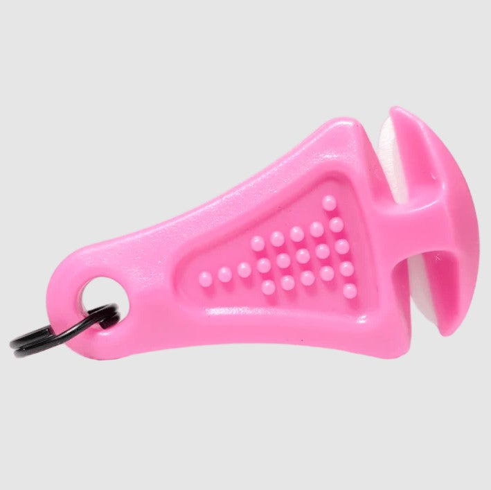 LINE CUTTERZ COUPE FIL ZIPPER PULL EN CÉRAMIC, PINK image 0