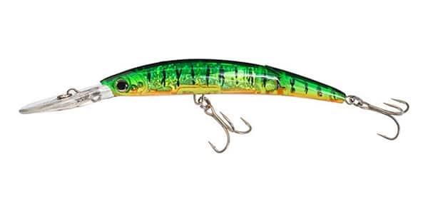 YO-ZURI CRYSTAL MINNOW DEEP DIVER JOINTED (F) 130 MM - HOT TIGER image