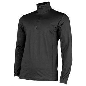 SOUS-VÊTEMENT SPORTCHIEF CHANDAIL 1/2 ZIP POUR FEMME - BLACK, LARGE image