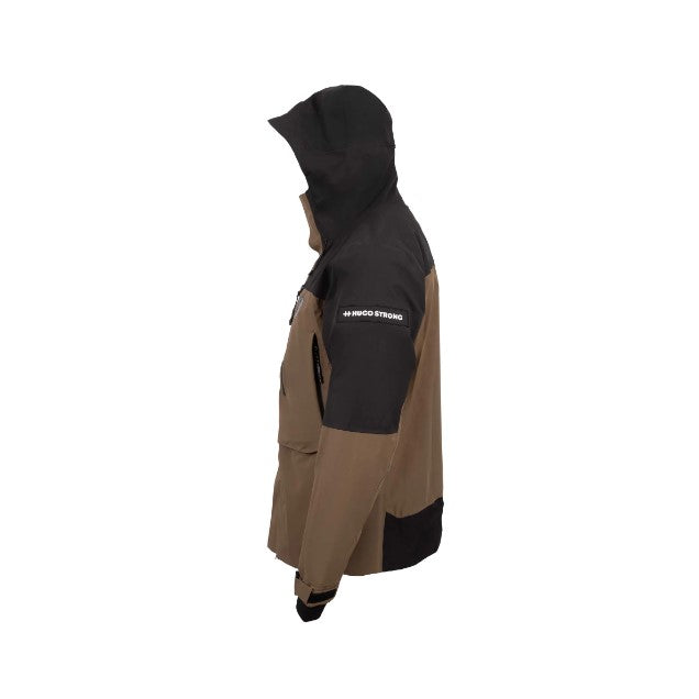 SPORTCHIEF MANTEAU DE PLUIE IMPERMÉABLE "CATCH RAIN" COLLECTION HUGO STRONG - NOIR/BRUN image 3
