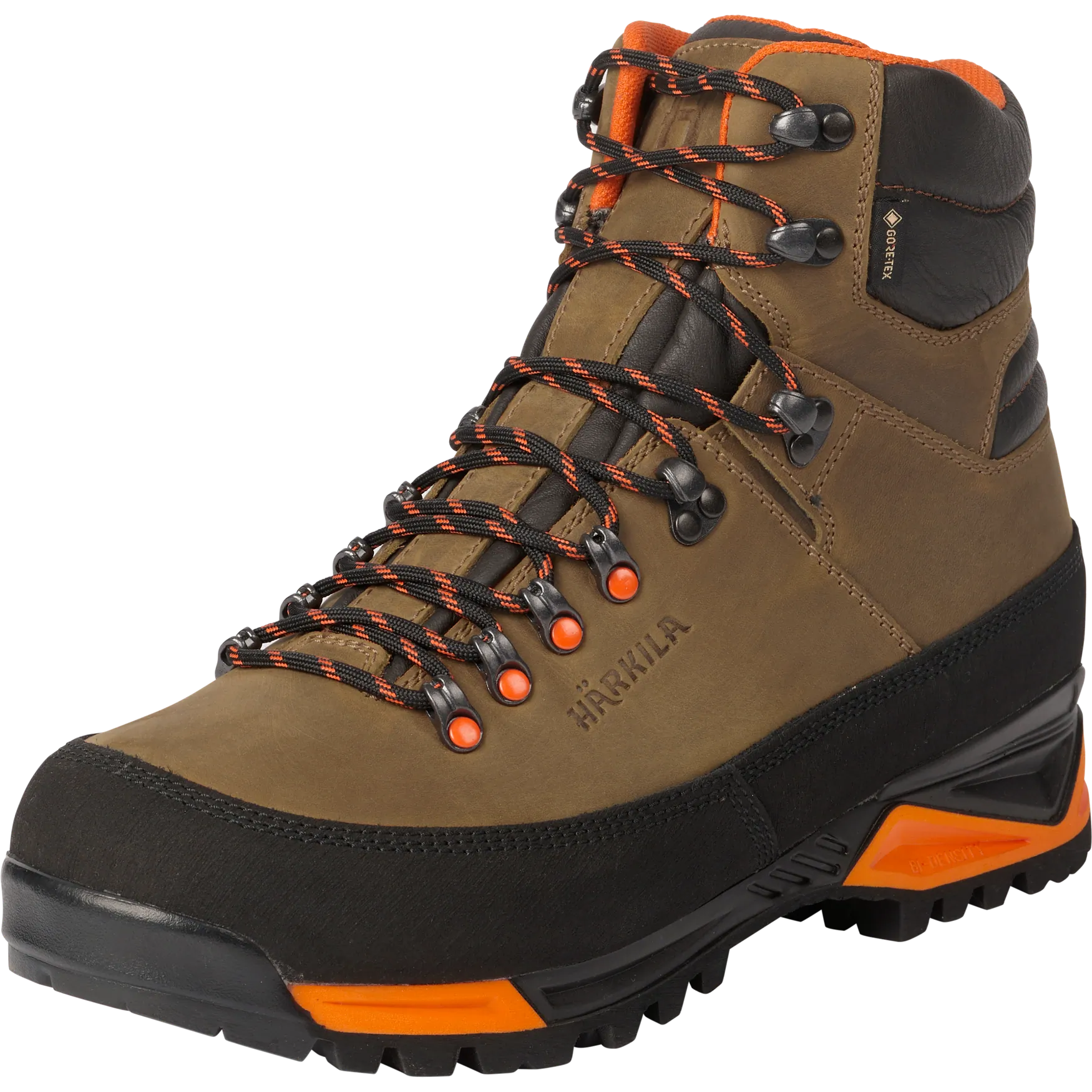 HARKILA SAXNÄS GTX MID ORANGE HUNTING BOOTS