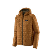 PATAGONIA HOODY NANO PUFF FITZ ROY TROUT POUR HOMME - SHELTER BROWN image 0