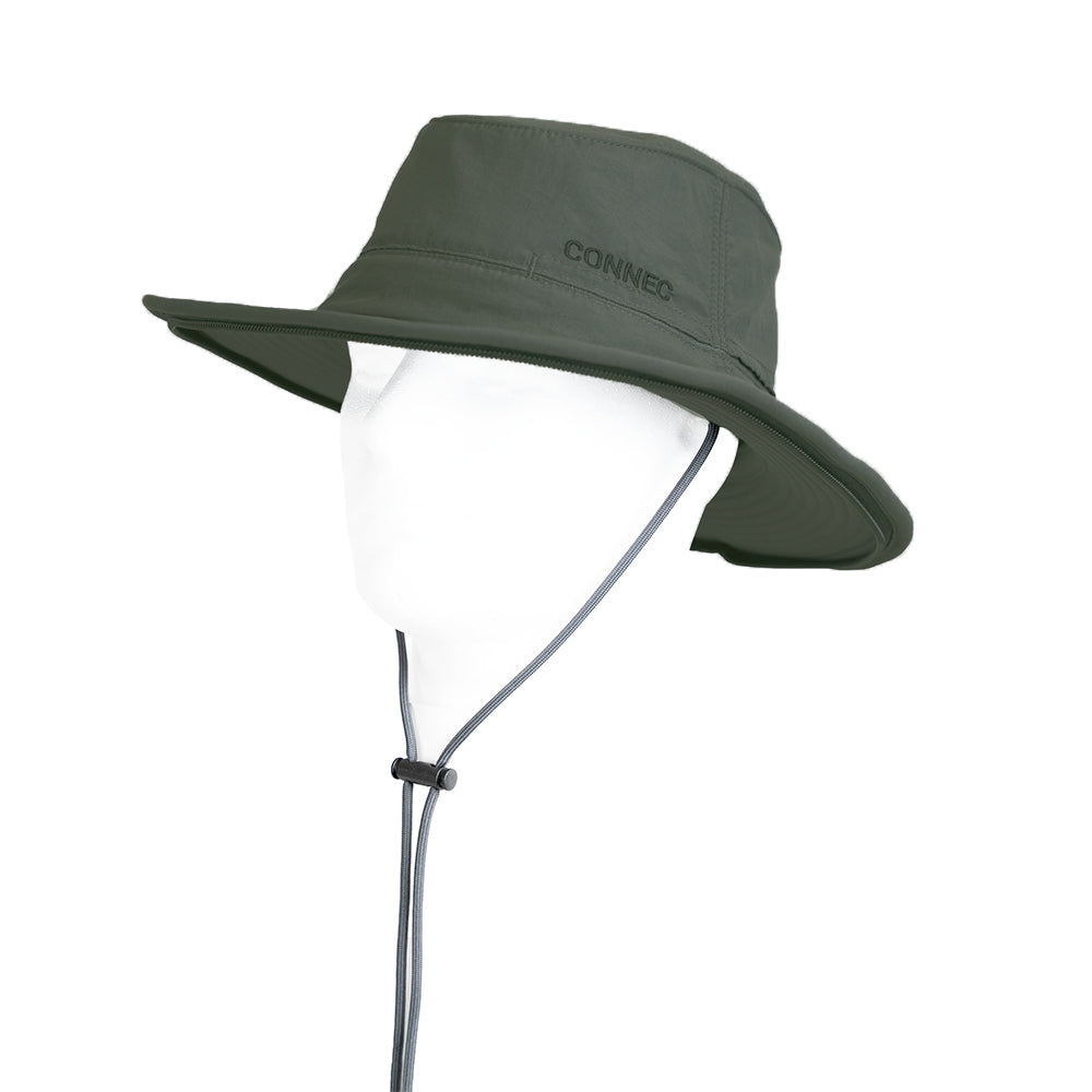 CONNEC CHAPEAU MOUSTIQUAIRE AMOVIBLE JASPER - VERT MOREL image 2