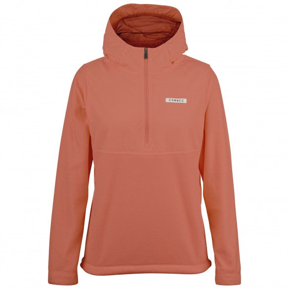 CONNEC CHANDAIL À CAPUCHE ANTI-MOUSTIQUE AVEC 1/2 ZIP ALASKA POUR FEMME, DUSTY PEACH image 0