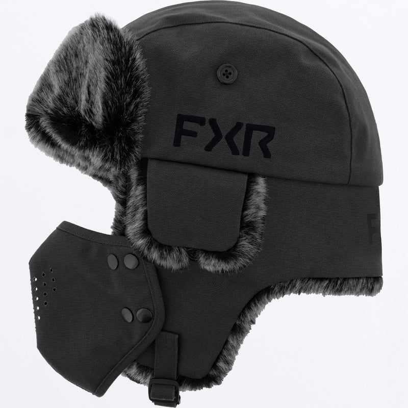 FXR TRAPPER HAT BLACK