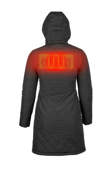 MOBILE WARMING MANTEAU CHAUFFANT MERIDIAN POUR FEMME, NOIR image 1