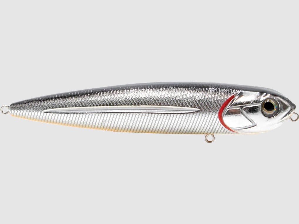 LIVINGSTON WALKING BOSS JR 4'' - BLACK BACK CHROME SHAD image