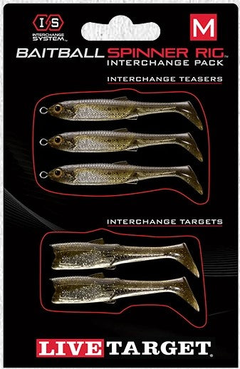 LIVE TARGET BAITBALL SPINNER RIG PACK DE RECHANGE image 0