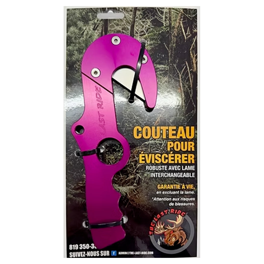 THE LAST RIDE PURPLE GUTTING KNIFE