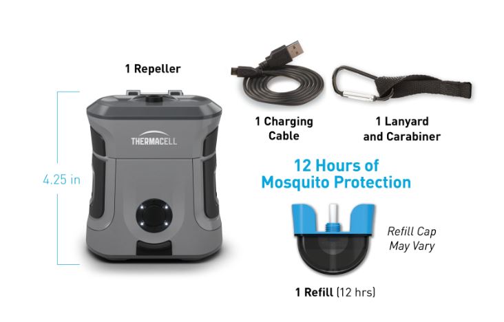 THERMACELL RÉPULSIF CONTRE MOUSTIQUE VENTURE E90 GRIS image 1