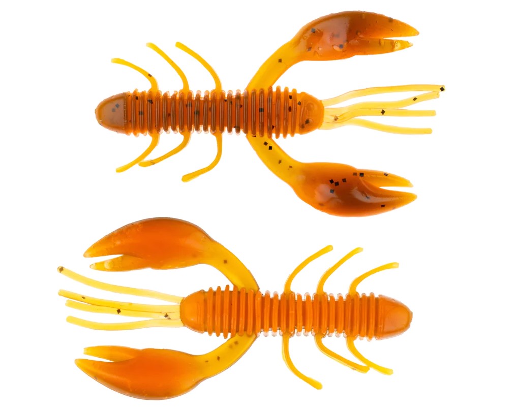 NETBAIT ZAGA CRAW 2'' AVEC BAITFUEL - GREEN PUMPKIN ORANGE image