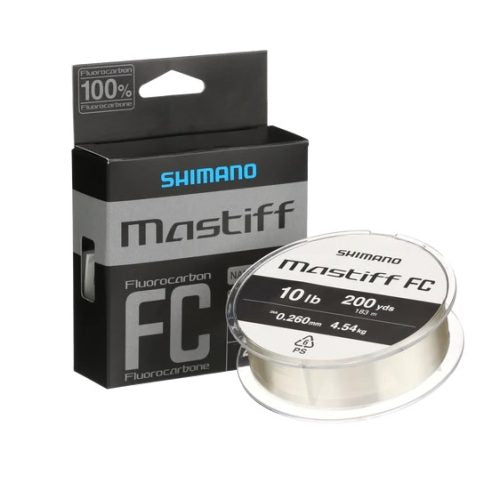 SHIMANO FLUOROCARBONE MASTIFF, 200 VERGES - 10 LBS, INVISIBLE image