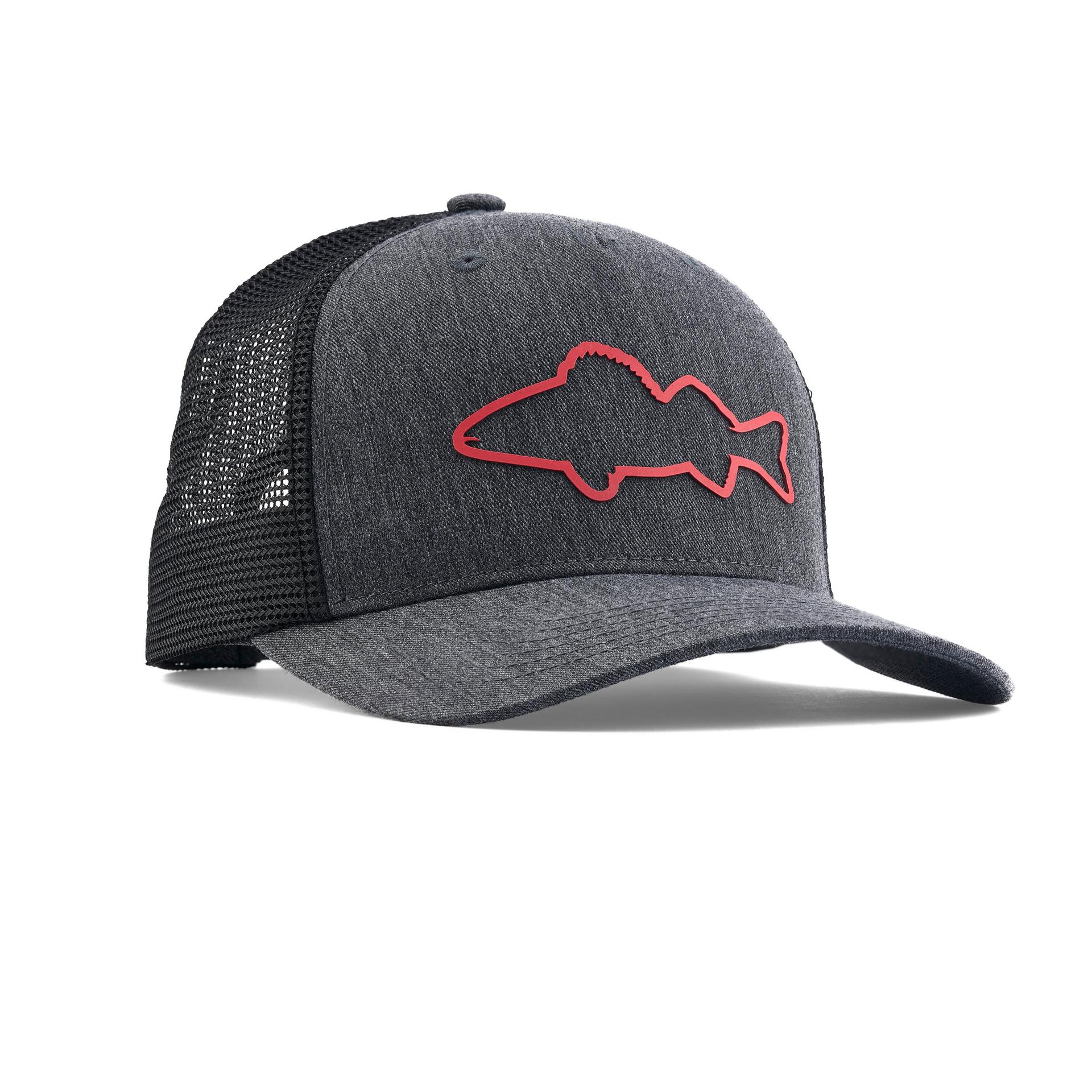 BERKLEY CASQUETTE PROFILE WALLEYE TRUCKER - BLACK HEATHER image 0