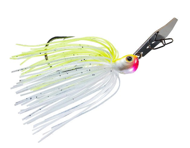 ZMAN CHATTERBAIT JACKHAMMER - 1/2 OZ, CHARTREUSE/WHITE image