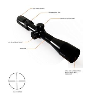 TÉLESCOPE ELITE 4500 4X AVEC 30MM DE TUBE MULTI-X 2,5-10X40MM DE BUSHNELL image