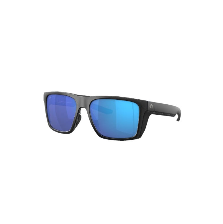COSTA LUNETTE DE SOLEIL AVEC VERRE POLARISÉ 580 - LIDO - MATTE BLACK, BLUE MIRROR image