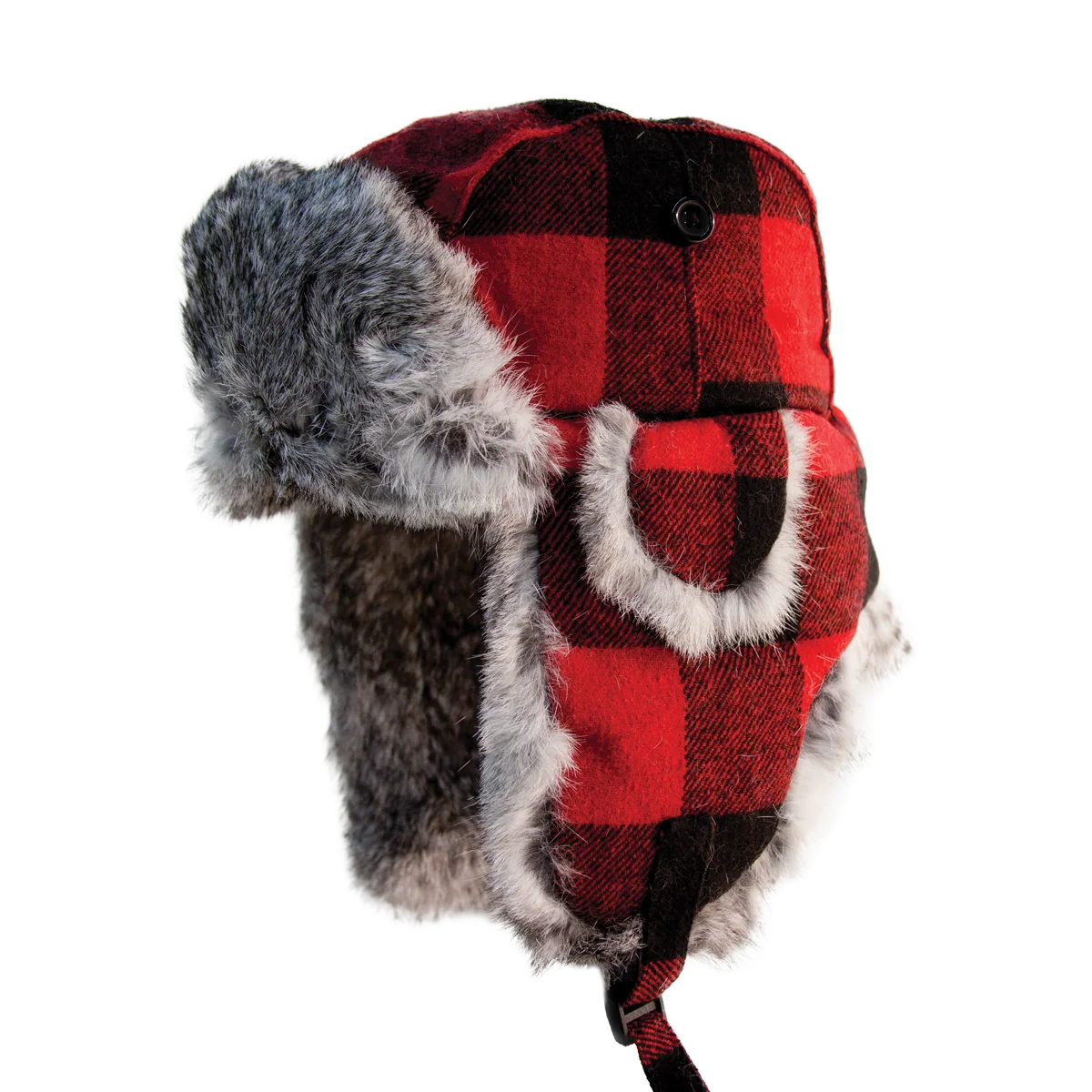 ESKIMO PLAID ALASKAN FUR HAT