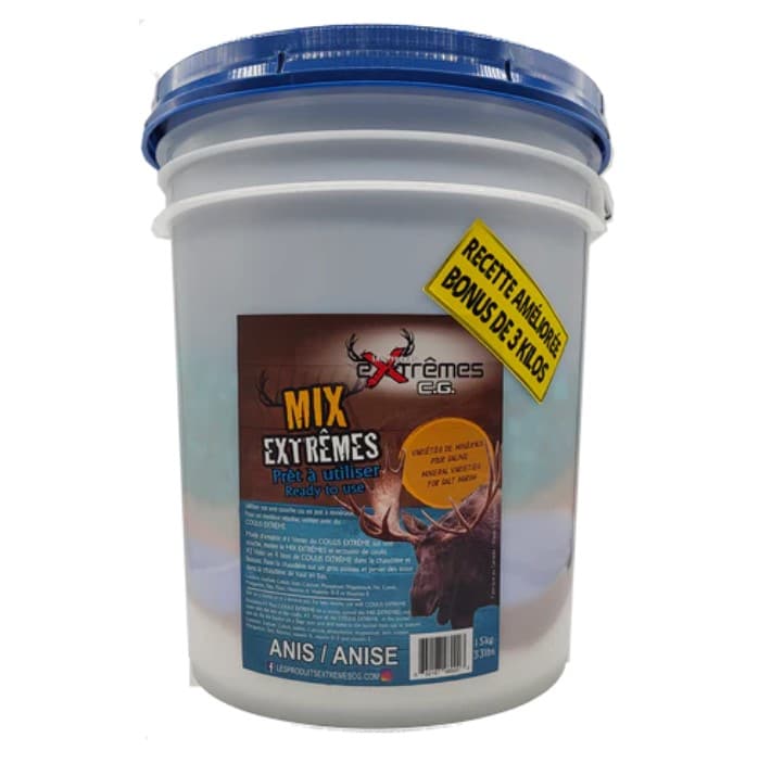 EXTRÊME C.G SALINE MIX EXTRÊME ANIS, 18kg + COULIS DE 4L GRATUIT INCLUS image 0