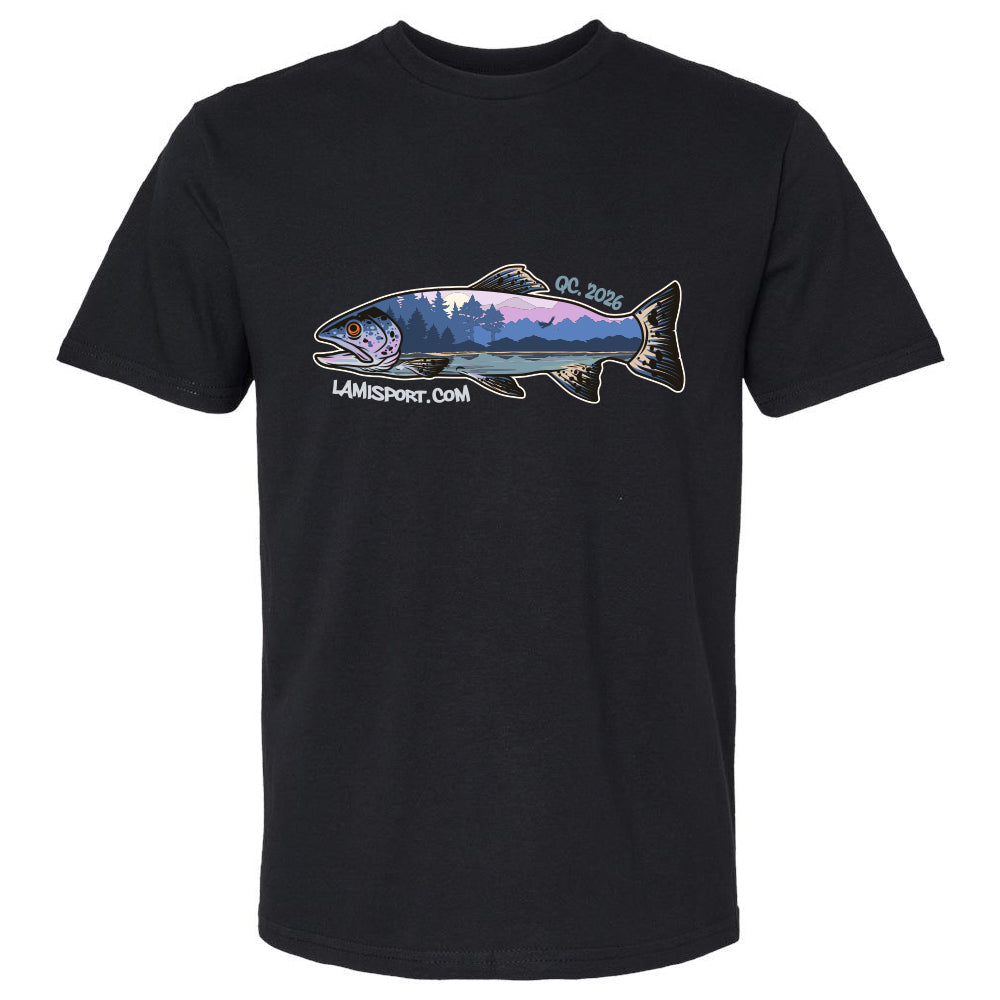 L’AMI SPORT T-SHIRTS PERSONNALISÉS “LAMISPORT.COM” PAYSAGE TRUITE image 0