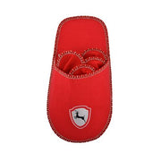 NOSTALGIA ENSEMBLE DE 5 PAIRES DE PANTOUFLES ROUGE AVEC POCHETTE DE RANGEMENT image 0