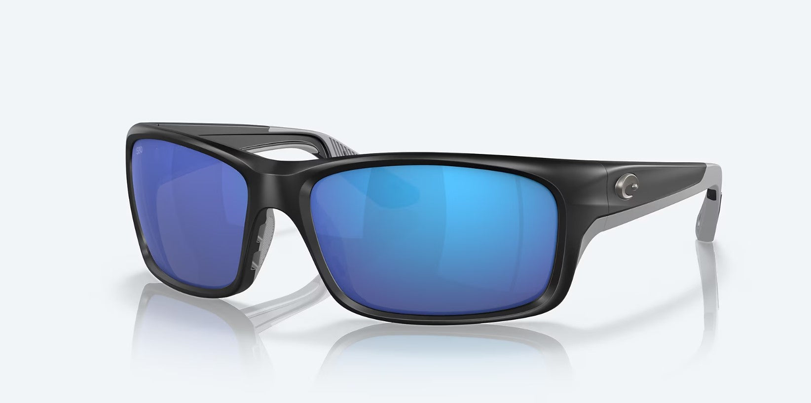 COSTA DEL MAR LUNETTE POLARISÉE EN VERRE JOSE PRO - MATTE BLACK, BLUE MIRROR image