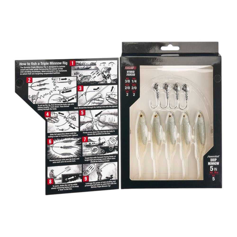 BERKLEY KIT DE MONTAGE TRIPLE MINNOW 4'' image 2