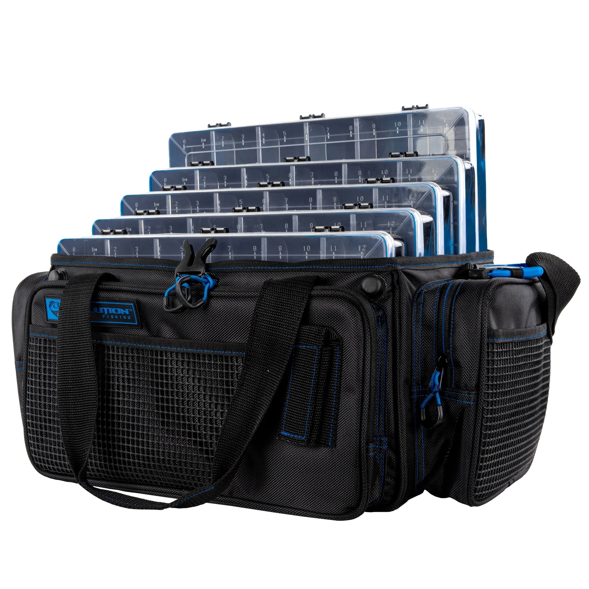 EVOLUTION SAC DE PÊCHE HORIZONTAL 3700 DRIFT SERIES BLEU 5 BOÎTES INCLUSES image 0