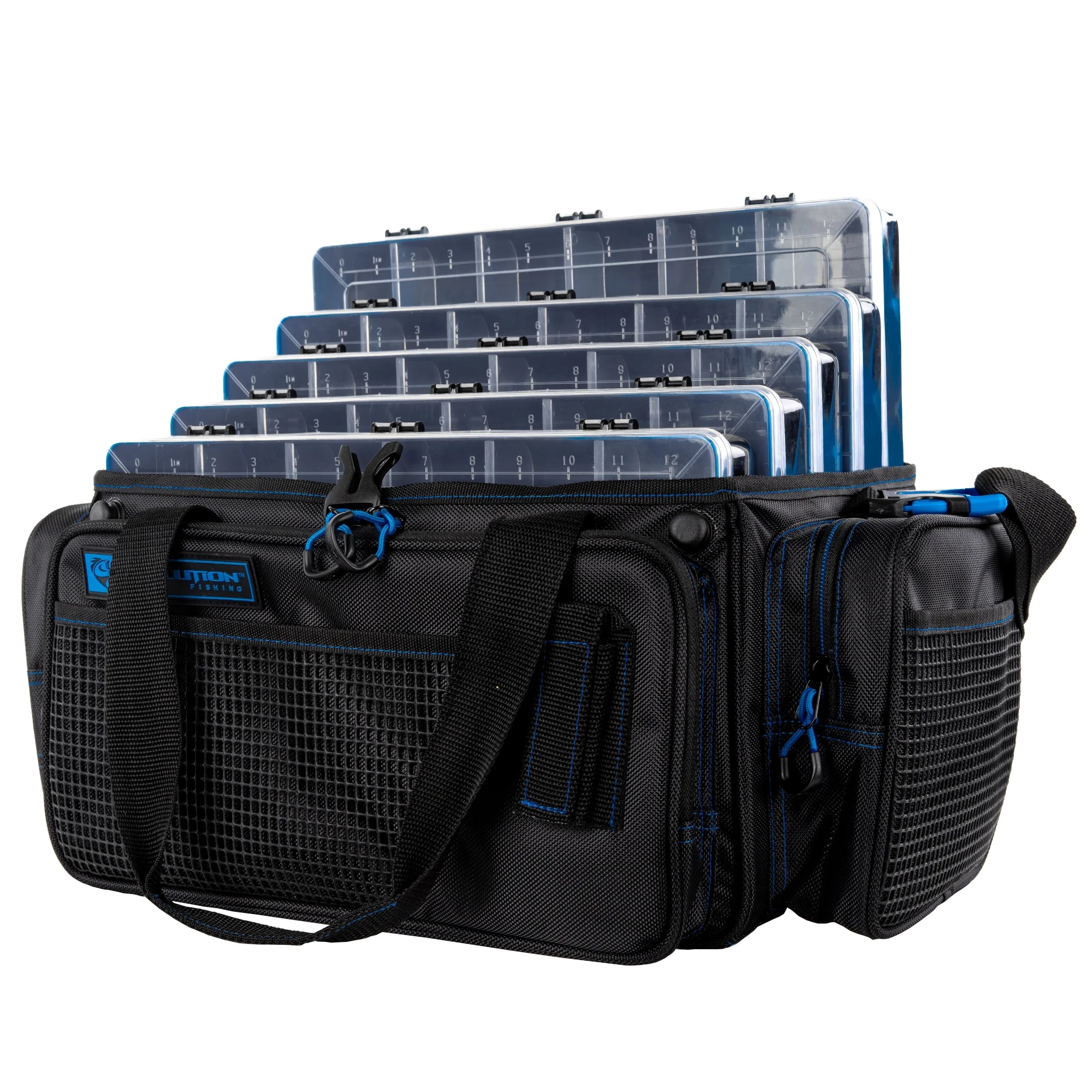 EVOLUTION SAC DE PÊCHE HORIZONTAL 3700 DRIFT SERIES BLEU 5 BOÎTES INCLUSES image 0