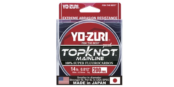 YO-ZURI TOPKNOT MAINLINE FLUOROCARBONE - CLEAR, NUMERO 1 image