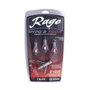 RAGE POINTE DE CHASSE HYPO 2 ARBALÈTE 100 GR – COUPE 2" – BOÎTE DE 4 image 0