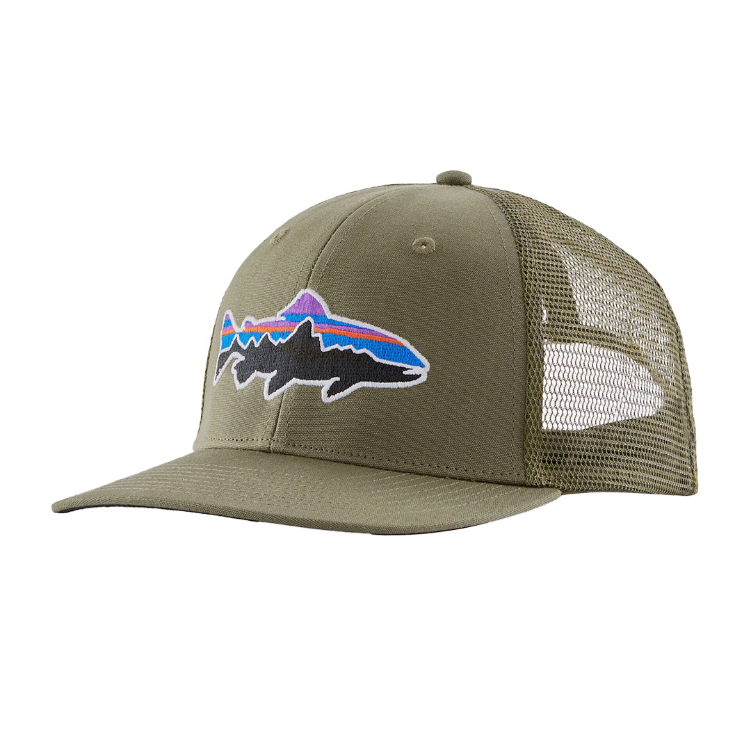PATAGONIA CASQUETTE TRUCKER TROUT - BASIN GREEN image 0