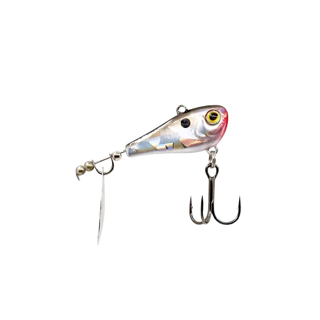 FISHLAB POISSON NAGEUR BIO SHAD INDIANA TAILSPIN 3/4'' - BLACK SILVER image