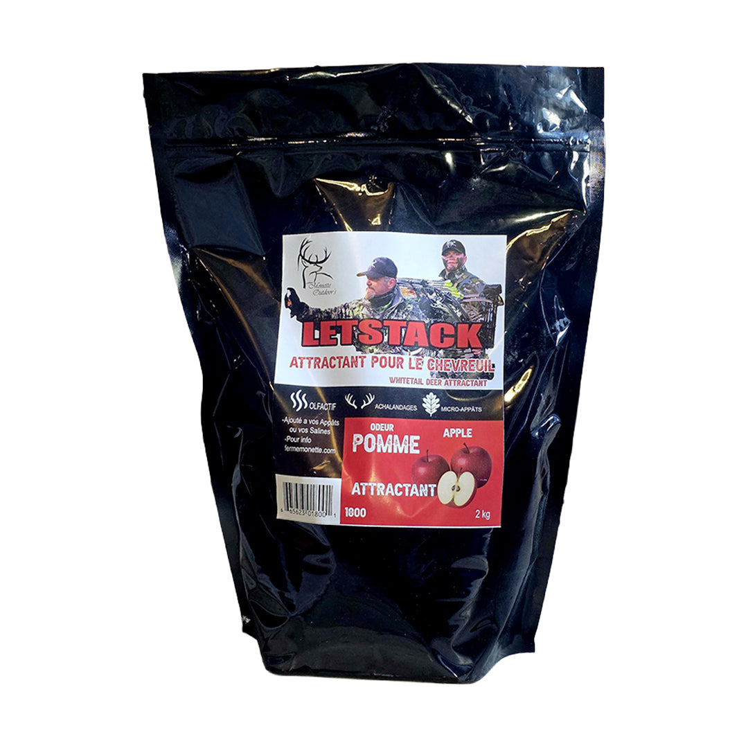 FERME MONETTE ATTRACTANT LETSTACK POMME 2KG image 0