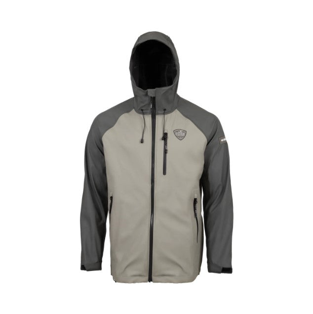 SPORTCHIEF MANTEAU DE PLUIE IMPERMÉABLE "COAST RAIN" COLLECTION HUGO STRONG POUR HOMME - CAMO TAUPE image 0