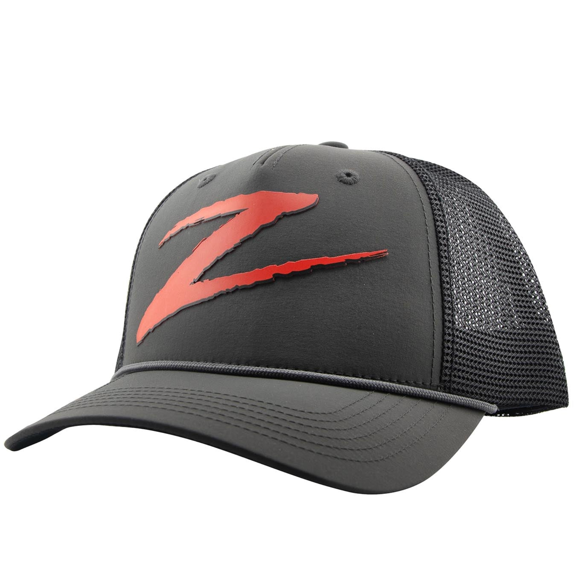 ZMAN CASQUETTE BIG RED Z TRUCKER HATZ - CHARCOAL BLACK image 0