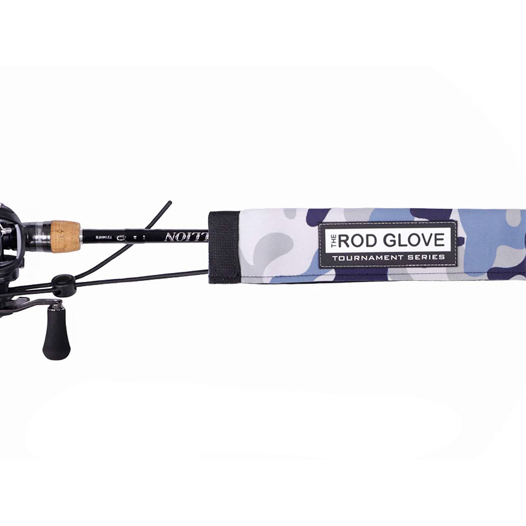 ROD GLOVE TOURNAMENT EN NÉOPRÈNE LANCER LOURD 7.6 PIED - BLUE CAMO image 0