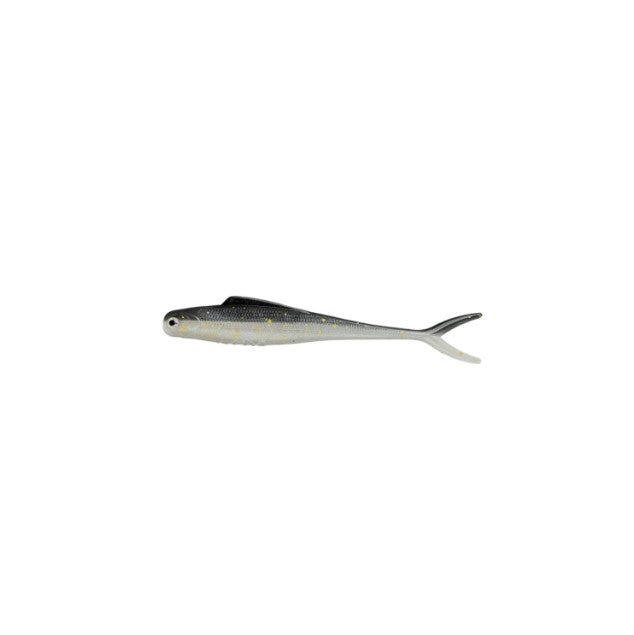 MALADE DE PÊCHE MME. WALLY V-TAIL 3.5" - BLACK SILVER image