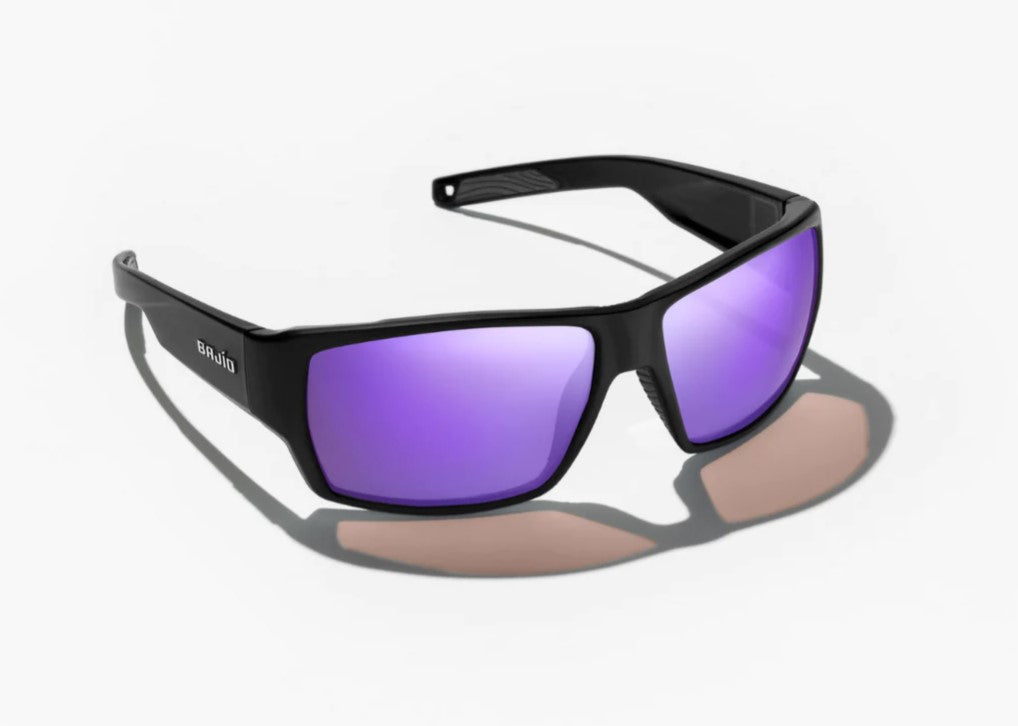 BAJIO LUNETTE POLARISÉE EN POLYCARBONATE VEGA, BLACK MATTE - BLACKMATTE, VIOLETMIRROR image