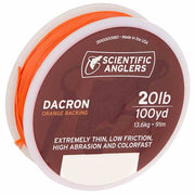 SCIENTIFIC ANGLERS DACRON BACKING ORANGE 100 VERGES 20LBS image 0