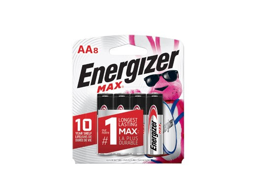 BATTERIES ENERGIZER AA - PAQUET DE 8 image 0