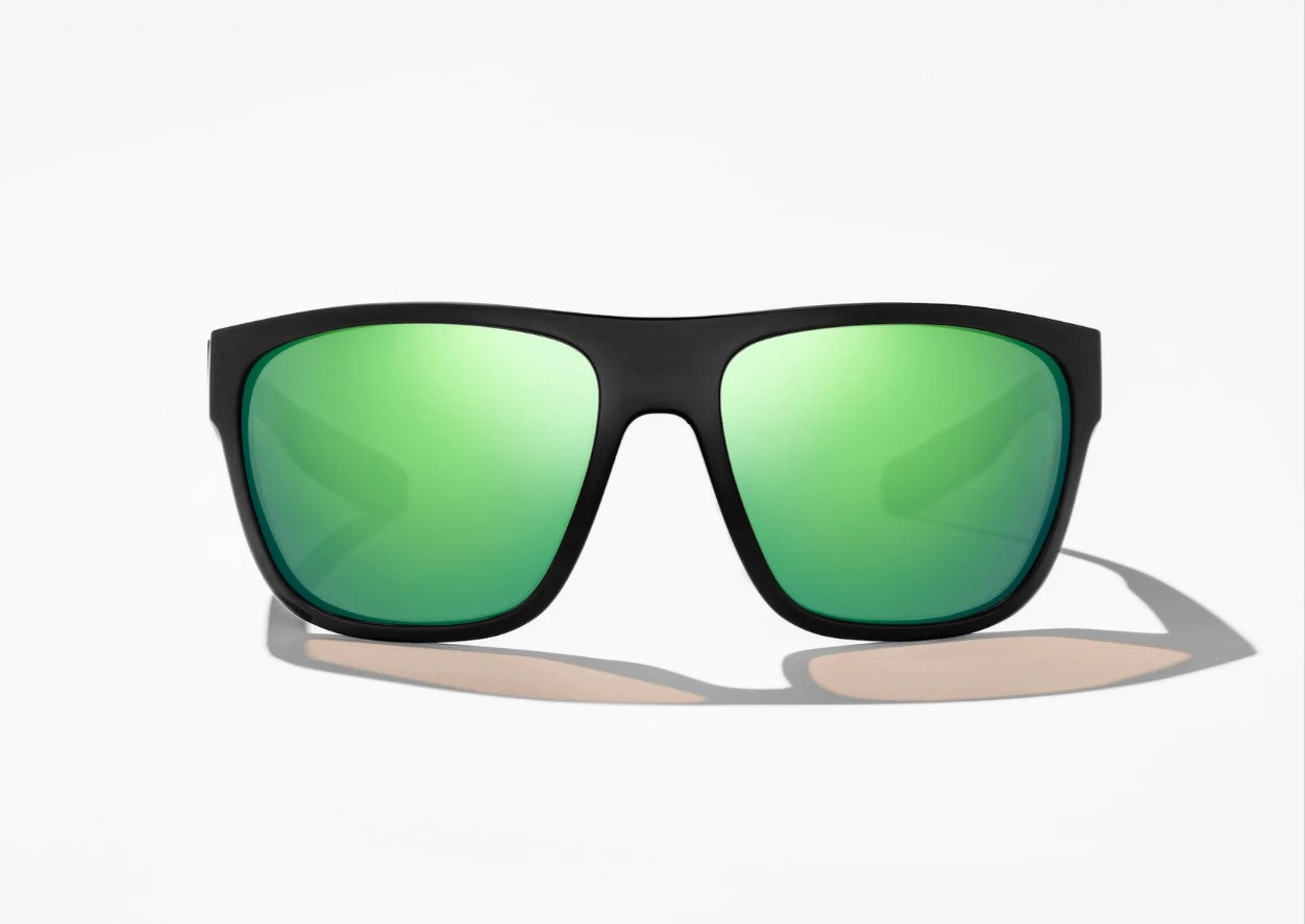 BAJIO LUNETTE POLARISÉE EN VERRE ROCA, BLACK MATTE - BLACKMATTE, GREEN image