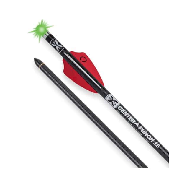 TEN POINT FLÈCHE POUR ARBALÈTE EVO-X ALPHA-BLAZE CENTER PUNCH EN CARBON 16" image 0