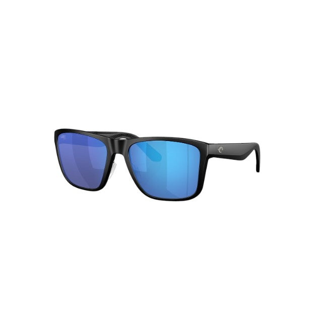COSTA LUNETTE DE SOLEIL AVEC VERRE POLARISÉ 580 - LOS ALIJOS - BLACK MATTE, BLUE MIRROR image